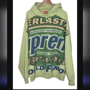 Supreme Men's Everlasting Graphic Print Pullover Hooded Sweatshirt XXL